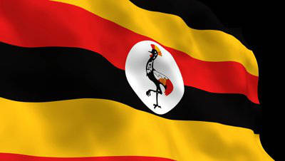 The Uganda National Flag.